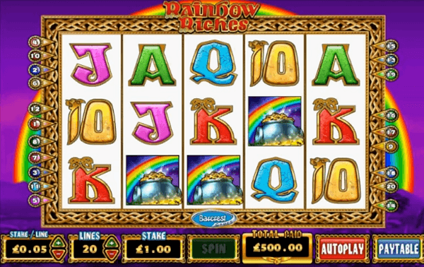 rainbow riches big win