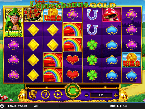 rainbow riches leprechauns gold free play