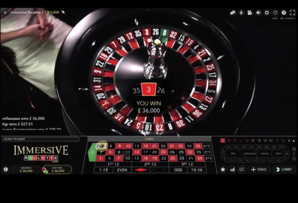 chances of winning at roulette